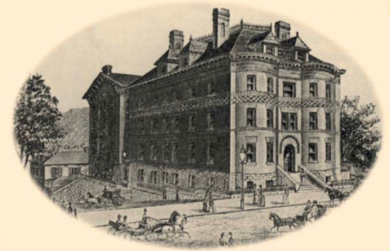 Presbyterian Hospital on Ridge Avenue, 1900. (Courtesy UPMC Presbyterian)